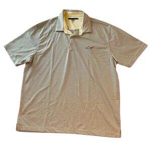 Greg Norman Mens Play Dry Golf Polo Shirt Size XL Shark Logo Polyester